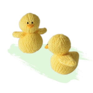 Chick Knitting Pattern - Easter Toys - PDF Digital Download