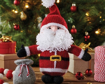 Cuddly Santa Toy knitting pattern