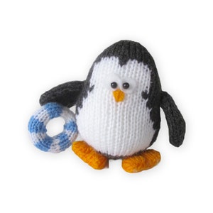 Hopkins the Penguin toy knitting pattern