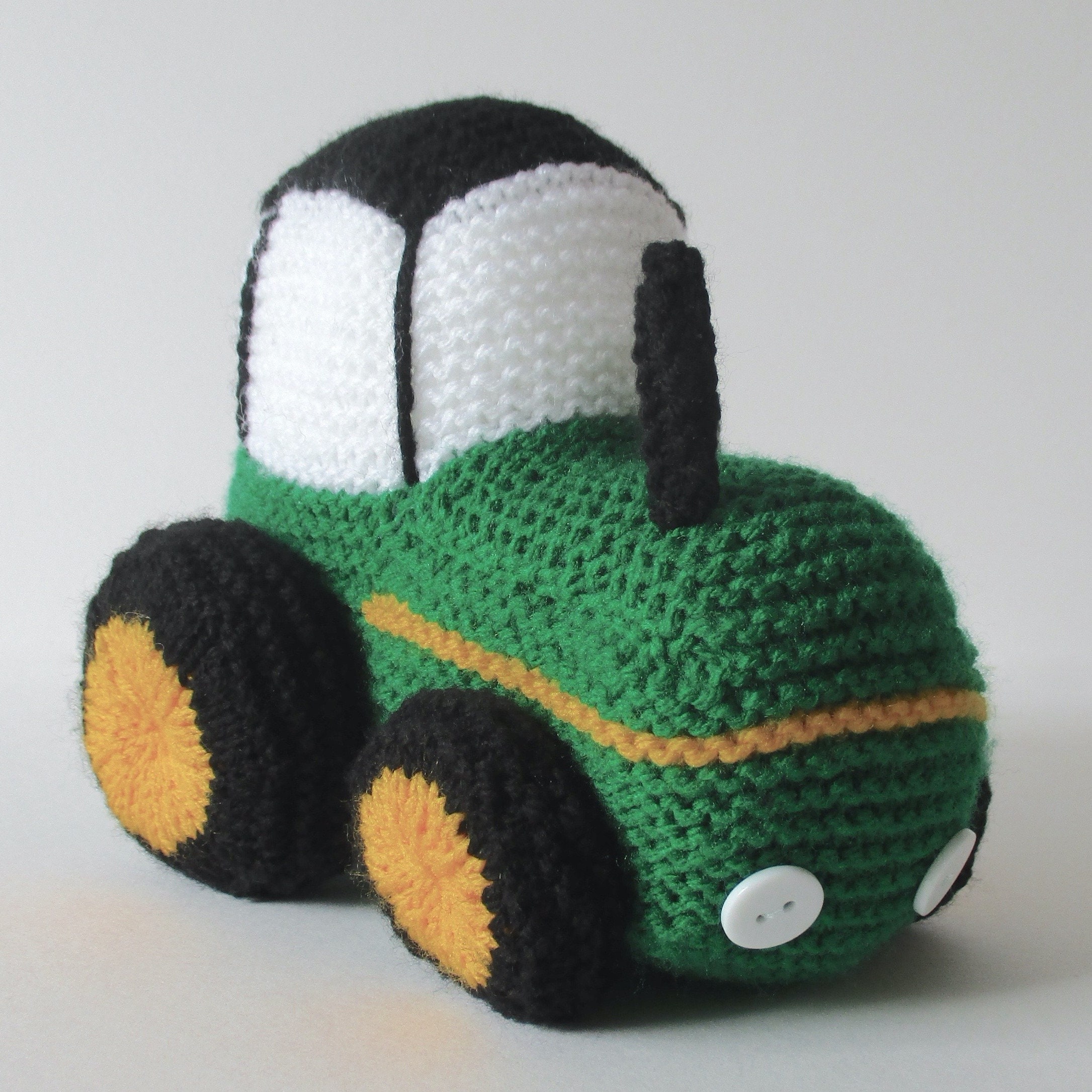 Tractor Knitting Pattern Etsy