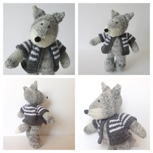 Gray Wolf toy knitting patterns image 6