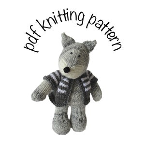 Gray Wolf toy knitting patterns image 3
