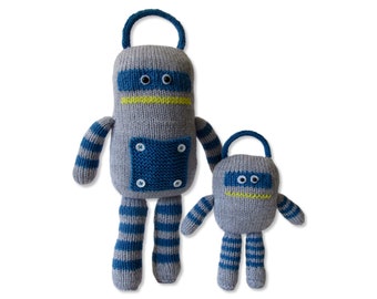 Robots toy knitting patterns