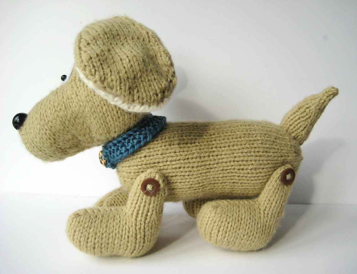 Biscuit the Dog toy knitting pattern Etsy
