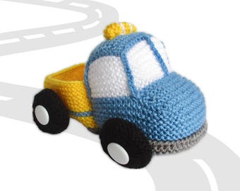 Modèle de tricot de transport de camion jouet à télécharger en PDF