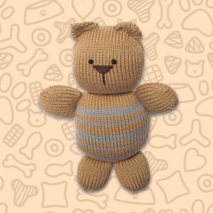 Pudding the Cat Toy Knitting Pattern