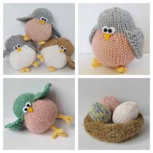 Juggle birdies nest and egg toy knitting patterns image 7