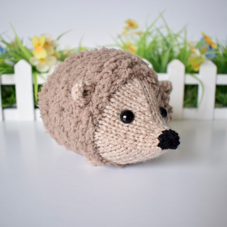 Snuggly Hedgehog toy knitting patterns image 4