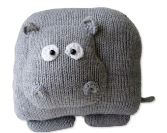 Hippo Cushion Knitting Patterns