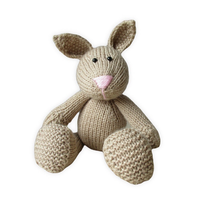 Nibbles the Bunny toy knitting patterns image 1