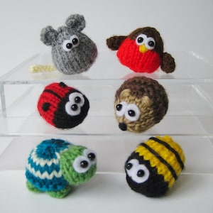 Teeny Animal Knits Tiny Toys Knitting Pattern PDF