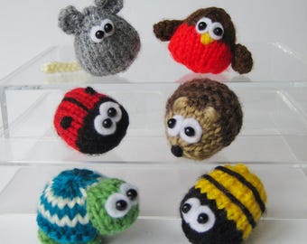 Teeny Animal Knits Tiny Toys Knitting Pattern PDF