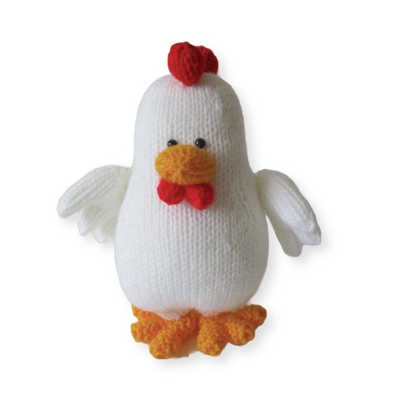 Cooper the Chicken toy knitting pattern image 1