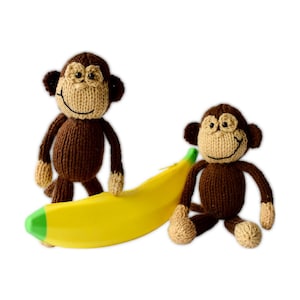 Cheeky Monkeys Knitting Pattern - Little Toys - PDF digital download