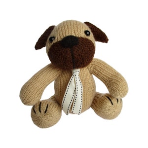 Pug Dog toy knitting patterns image 1