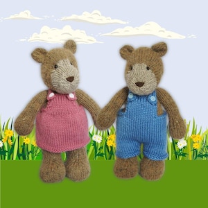 Modello per lavorare a maglia un orsacchiotto