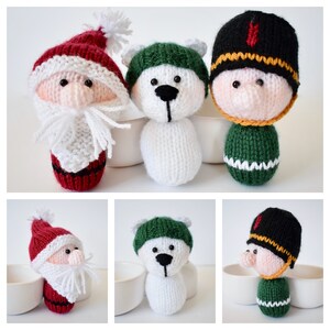 Christmas Characters toy doll knitting patterns image 2