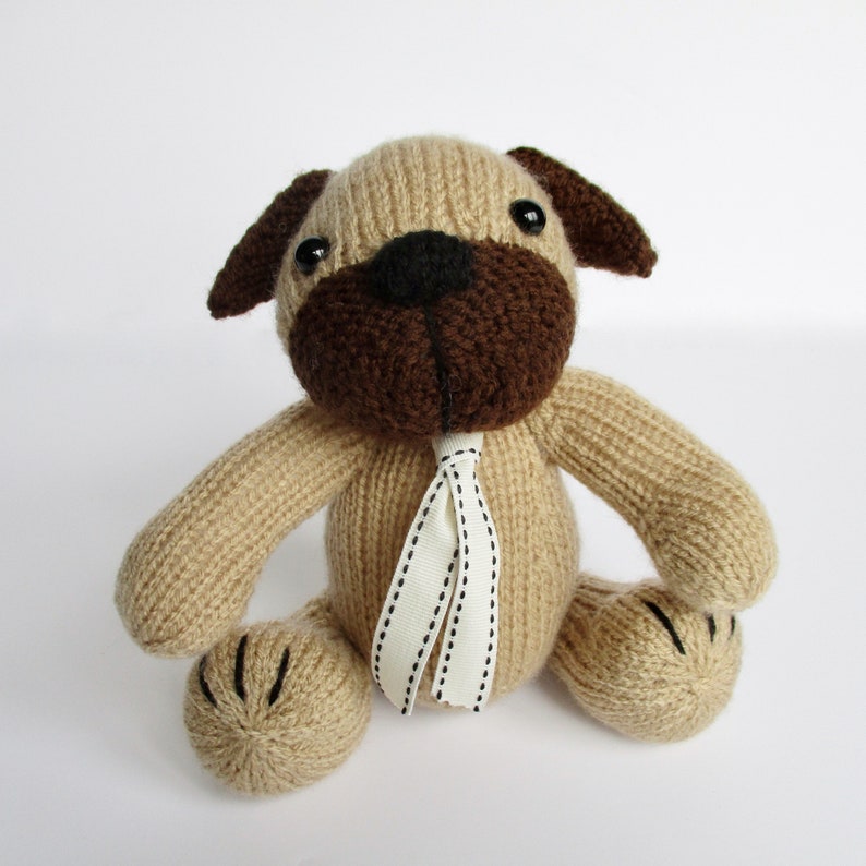 Pug Dog toy knitting patterns image 6