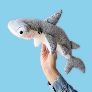 Hammerhead Shark toy knitting patterns