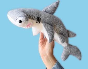 Hammerhead Shark toy knitting patterns
