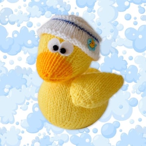 Rubber Ducky toy knitting patterns