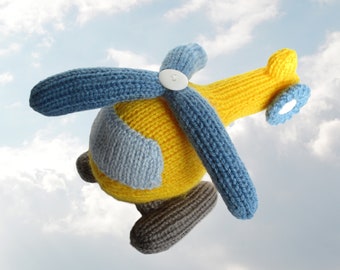 Helicopter toy knitting pattern