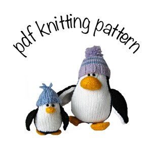 Bobble and Bubble Penguins toy knitting patterns image 2