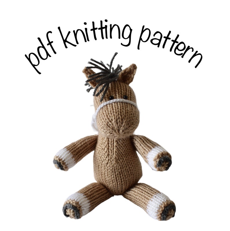 Henry the Horse toy knitting patterns image 2