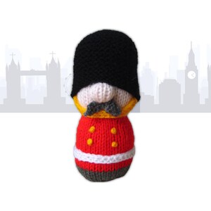 Sergeant Major Busby London Soldat Puppe Strickmuster PDF