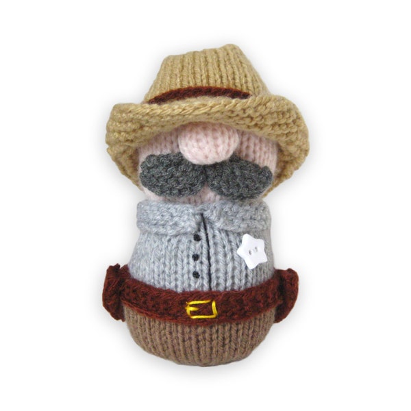 Sheriff Howdy toy knitting patterns