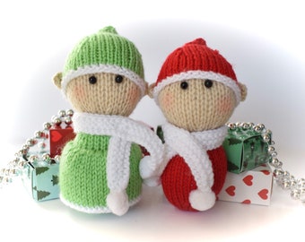 Twinkle and Sparky Elves knitting patterns