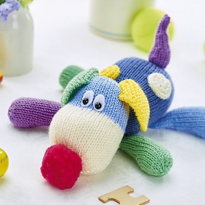 Patch the Puppy knitting pattern pdf digital download image 1