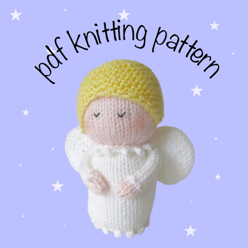 Angel doll knitting pattern image 2