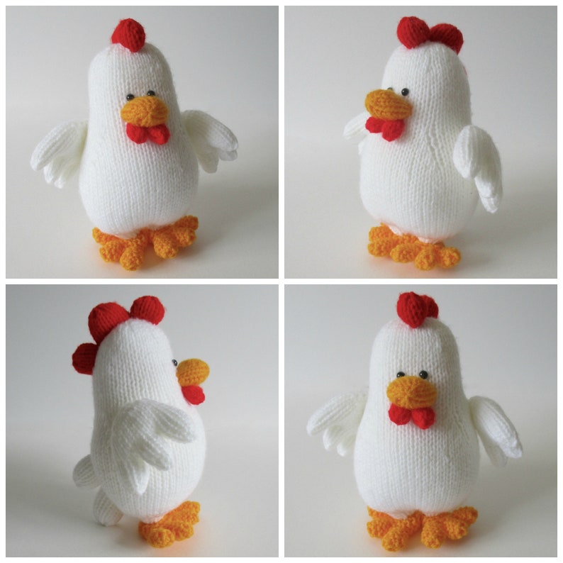 Cooper the Chicken toy knitting pattern image 5