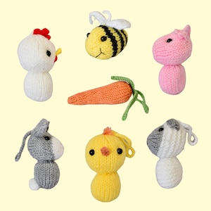 Easter Treats toy knitting patterns