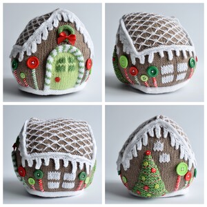 Gingerbread House knitting pattern image 4