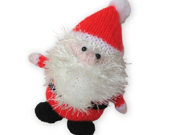 Father Christmas toy knitting pattern