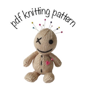 Voodoo Doll toy knitting pattern zdjęcie 2