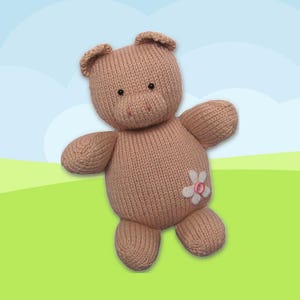Penny Pig toy knitting pattern