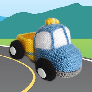 Toy Truck knitting pattern