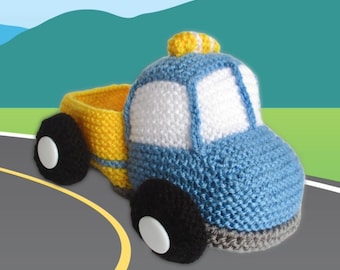 Toy Truck knitting pattern