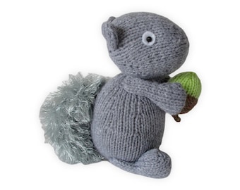 Finsbury Squirrel toy knitting patterns