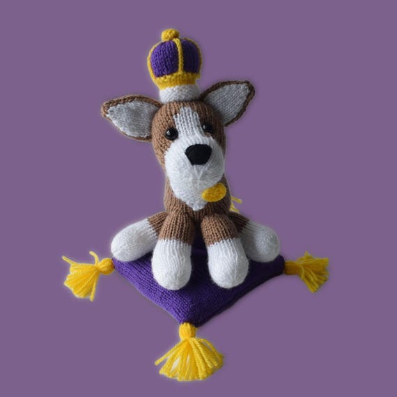 Monty the Corgi Toy Knitting Pattern