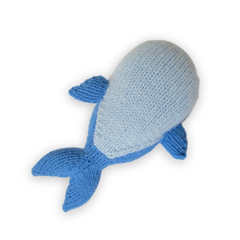 Bob the Blue Whale and Narwhal toy knitting patterns image 5