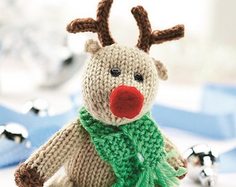 Dinky Reindeer Toy Knitting Patterns