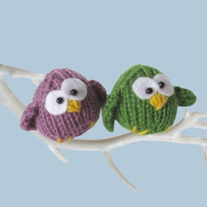Little Owl toy knitting pattern