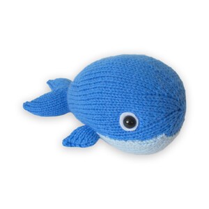 Bob the Blue Whale and Narwhal toy knitting patterns image 4
