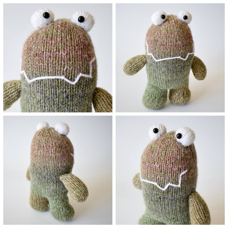 Happy monsters toy knitting pattern image 5