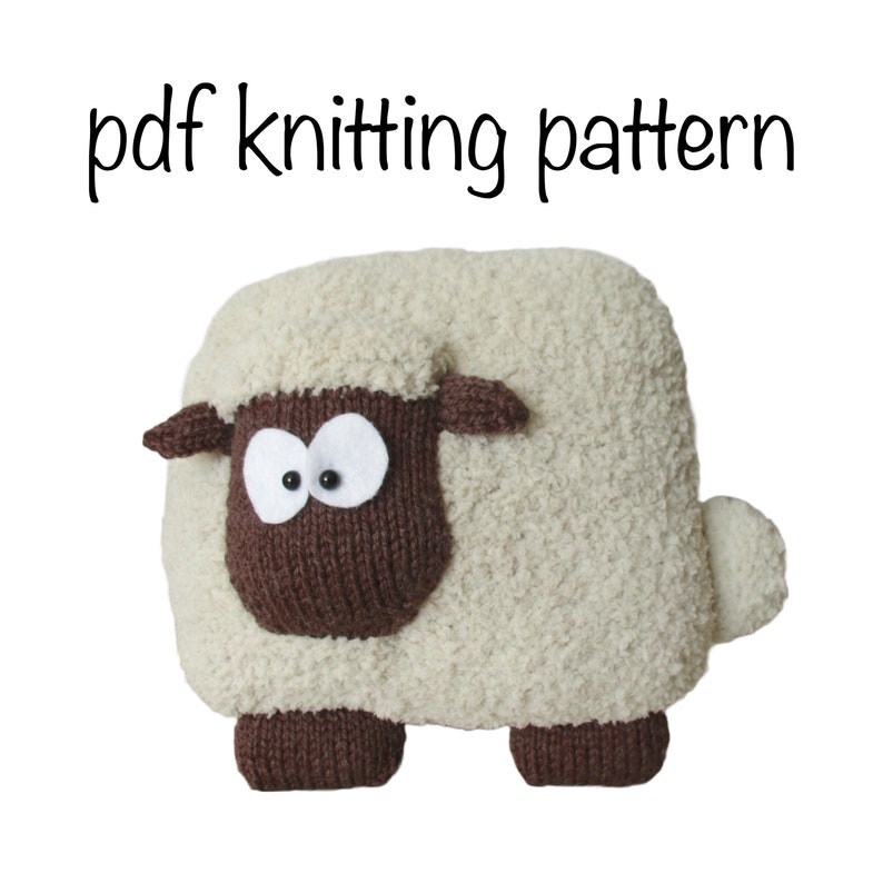 Sheep Cushion Knitting Patterns image 3