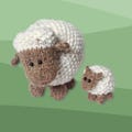 Moss the Sheep toy knitting patterns